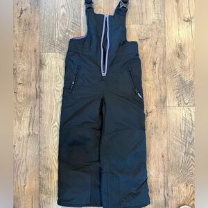 Champion Girls Black Ski/Snow Bib Pants